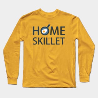 Home Skillet Fried Egg Emoji Long Sleeve T-Shirt